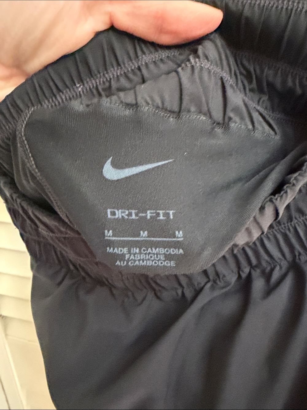 Nike Black Women's Athletic Skort with Shirred Waistband - Picture 3 of 3